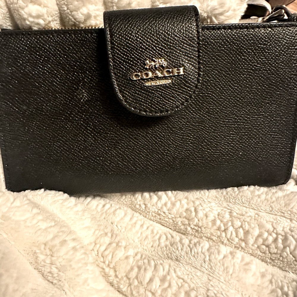 Black coach wallet